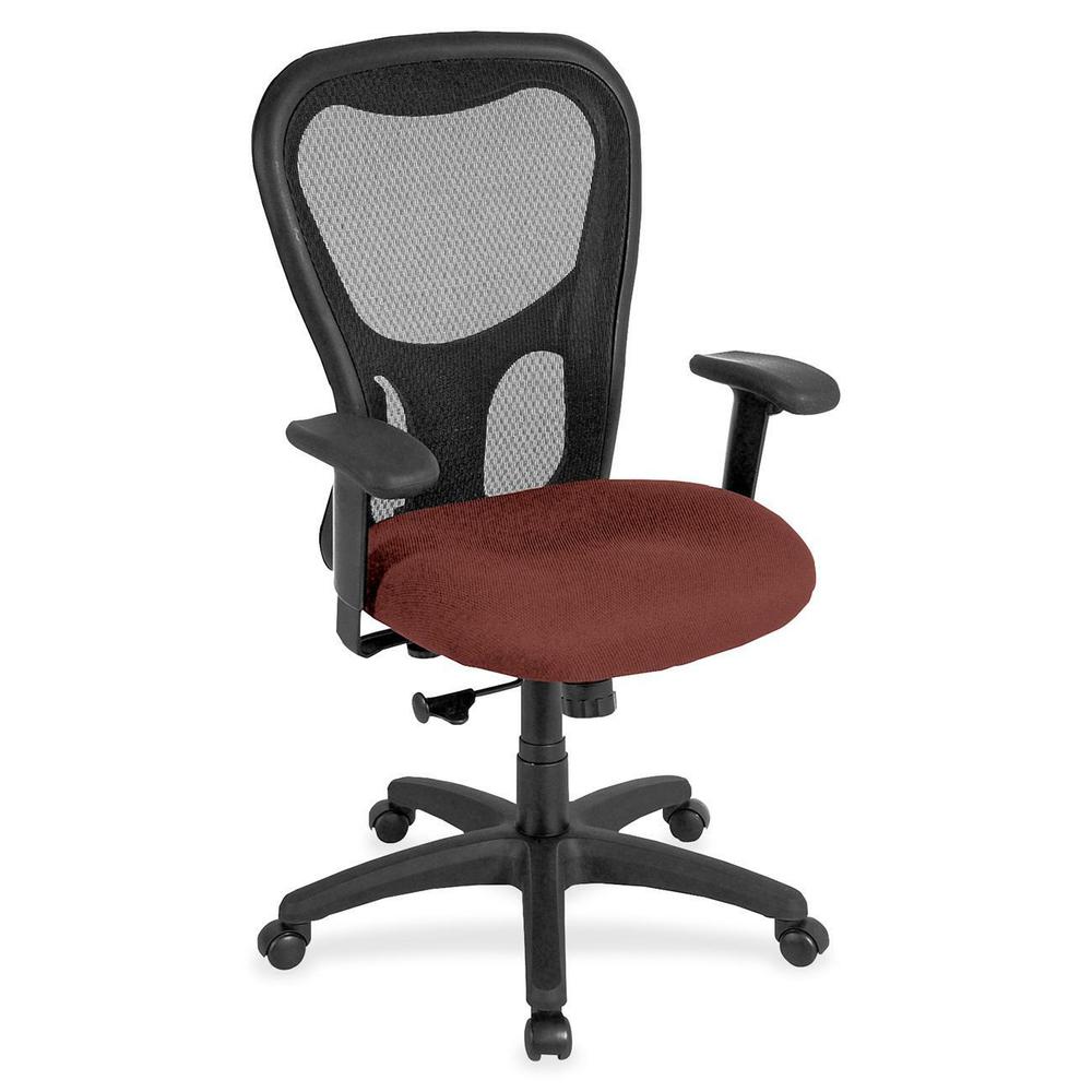 Eurotech Apollo MM9500 Highback Executive Chair - Cordovan Fabric Seat - 5-star Base - 1 Each. Picture 1