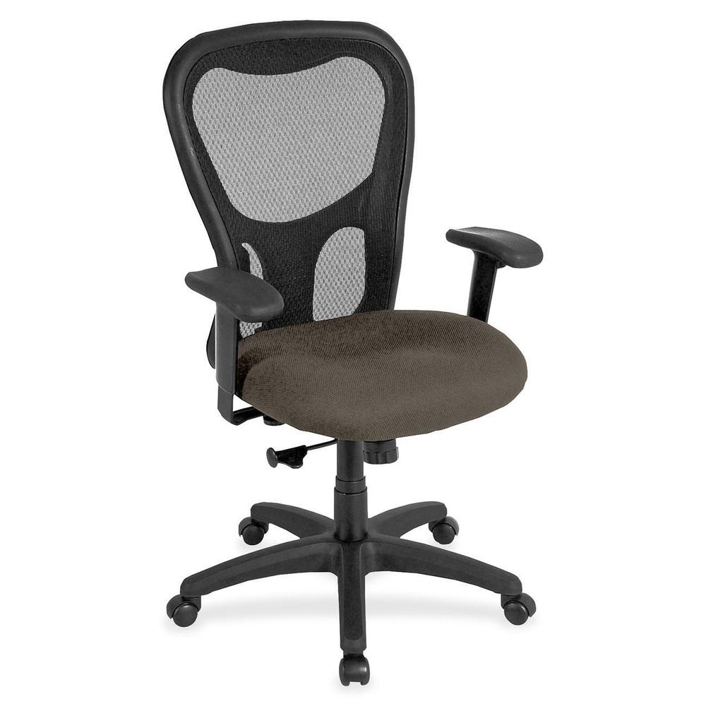 Eurotech Apollo Synchro High Back Chair - Stonewall Fabric Seat - 5-star Base - 1 Each. Picture 1