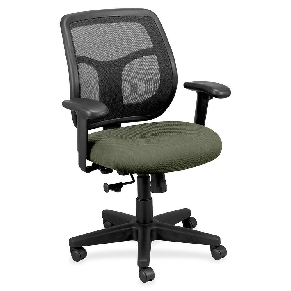 Eurotech Apollo MT9400 Mesh Task Chair - Sage Fabric Seat - 5-star Base - 1 Each. Picture 1