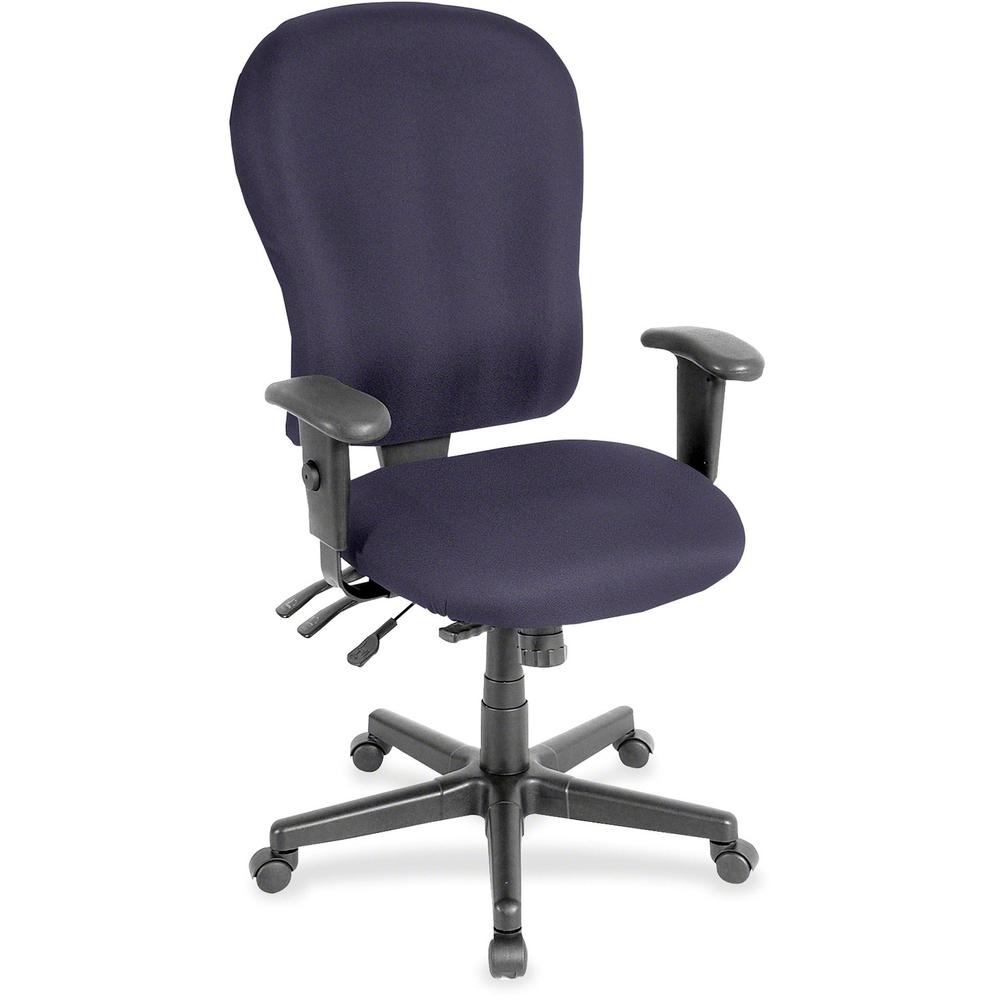 Eurotech 4x4xl High Back Task Chair - Winery Fabric Seat - Winery Fabric Back - 5-star Base - 1 Each. The main picture.