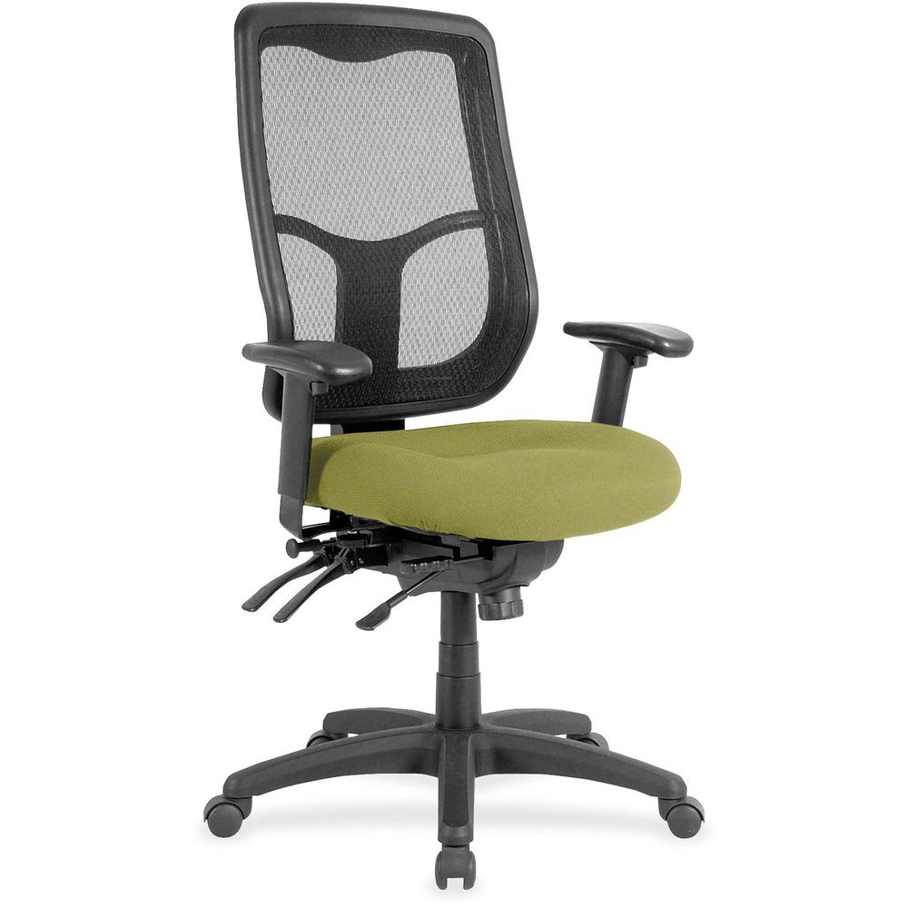 Eurotech Apollo High Back Multi-funtion Task Chair - Emerald Fabric Seat - 5-star Base - 1 Each. Picture 1
