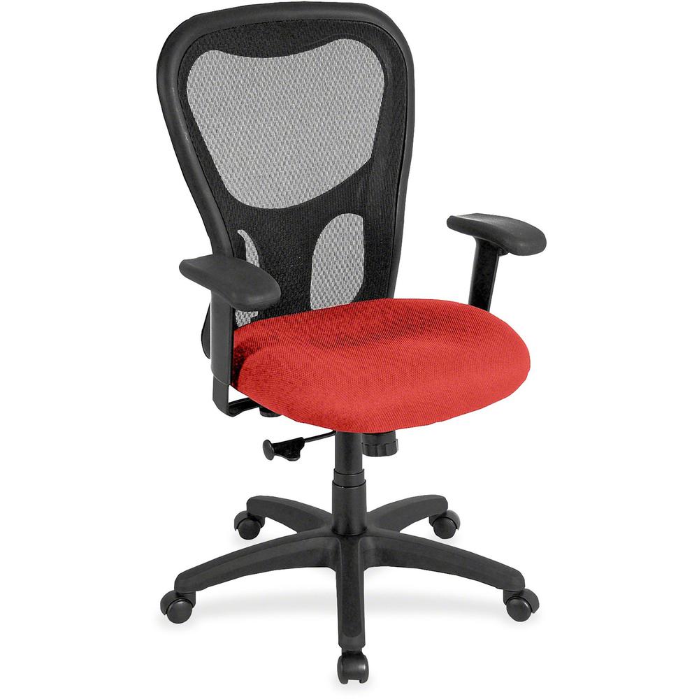 Eurotech Apollo MM9500 Highback Executive Chair - Azure Fabric Seat - 5-star Base - 1 Each. Picture 1