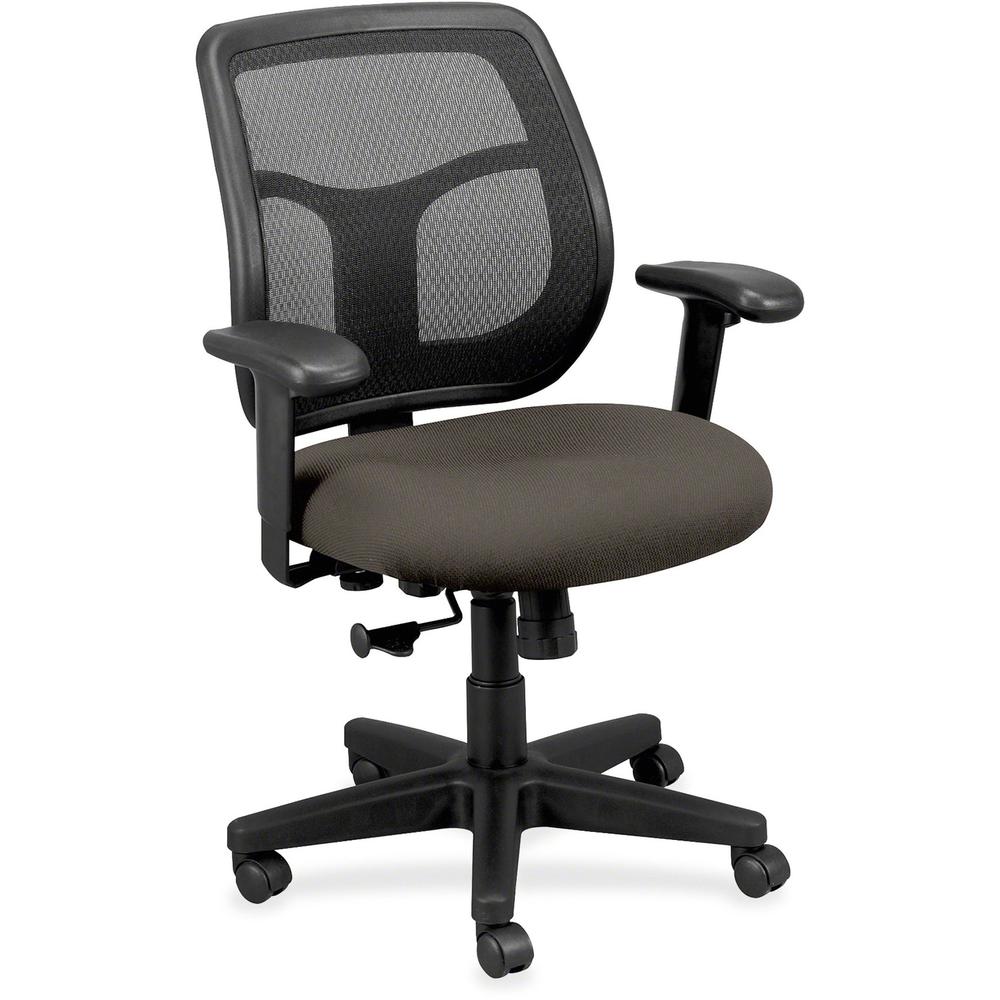 Eurotech Apollo MT9400 Mesh Task Chair - Carbon Fabric Seat - 5-star Base - 1 Each. Picture 1
