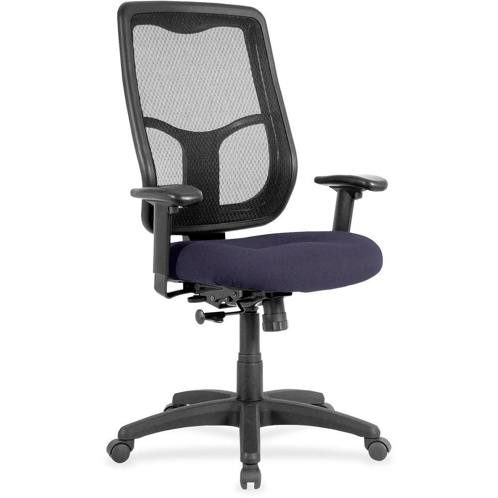 Eurotech Apollo High Back Synchro Task Chair - Winery Fabric Seat - 5-star Base - 1 Each. The main picture.