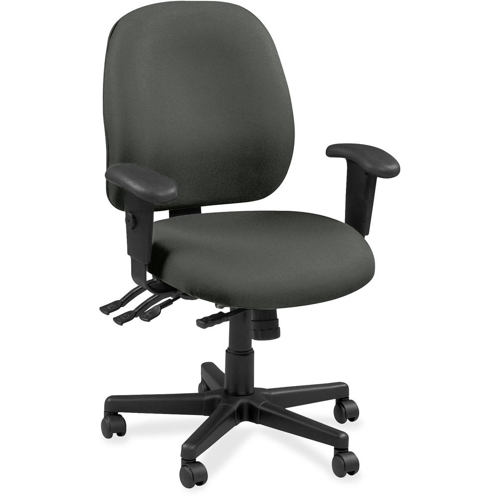 Raynor Executive Chair - Ebony - Fabric - 1 Each. The main picture.