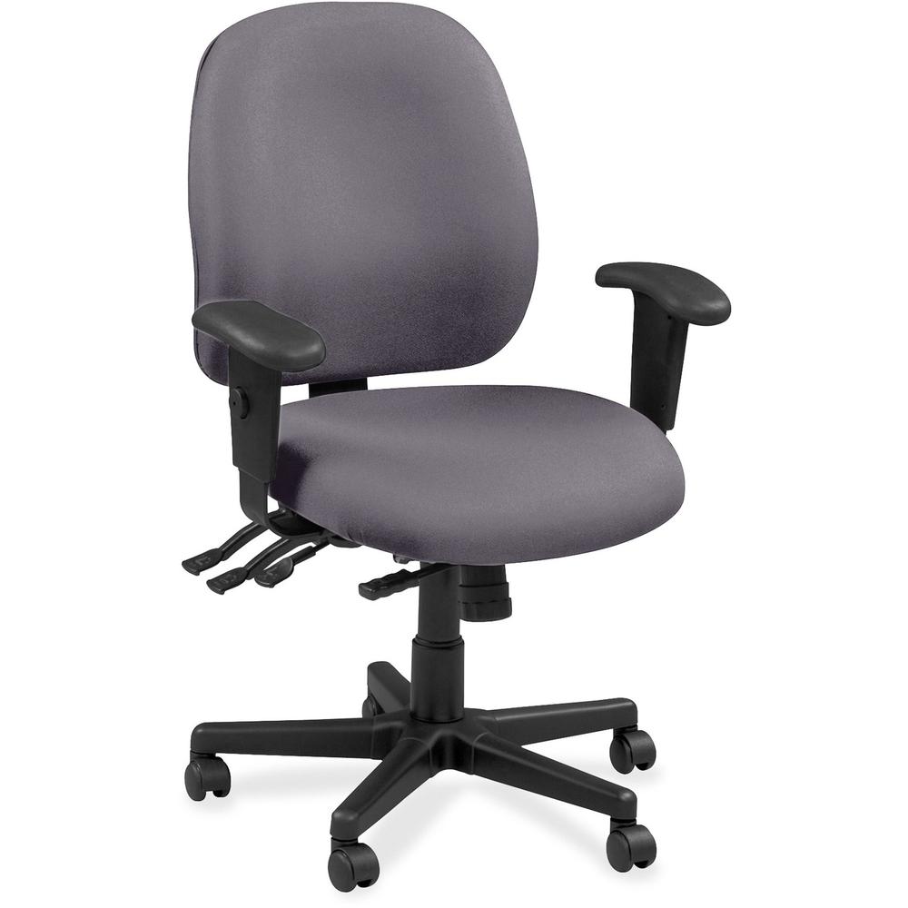 Raynor Executive Chair - Maize, Carbon - Vinyl, Fabric - 1 Each. The main picture.