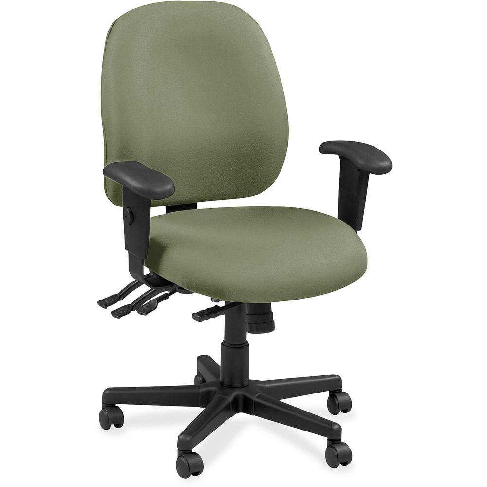 Raynor Executive Chair - Mint Chocolate - Vinyl, Fabric - 1 Each. The main picture.