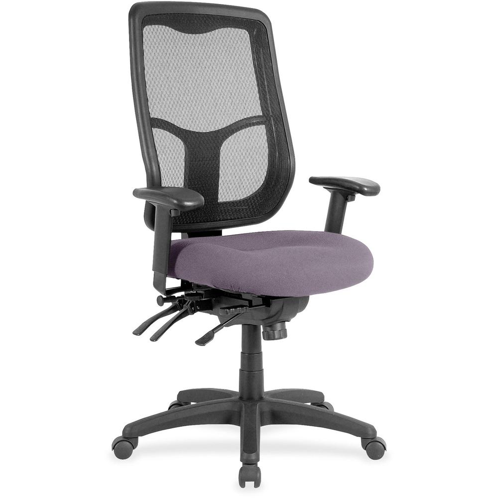 Eurotech Executive Chair - Fabric Seat - High Back - Violet - 1 Each. Picture 1