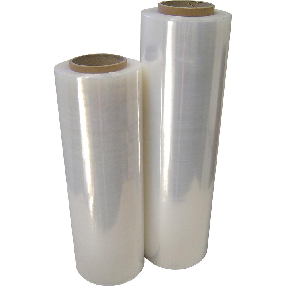 WP Pallet-Tite Pallet Stretch Wrap - 18" Width x 1500 ft Length - 0.8 mil Thickness - Linear Low-Density Polyethylene (LLDPE) - 4 / Roll. Picture 1