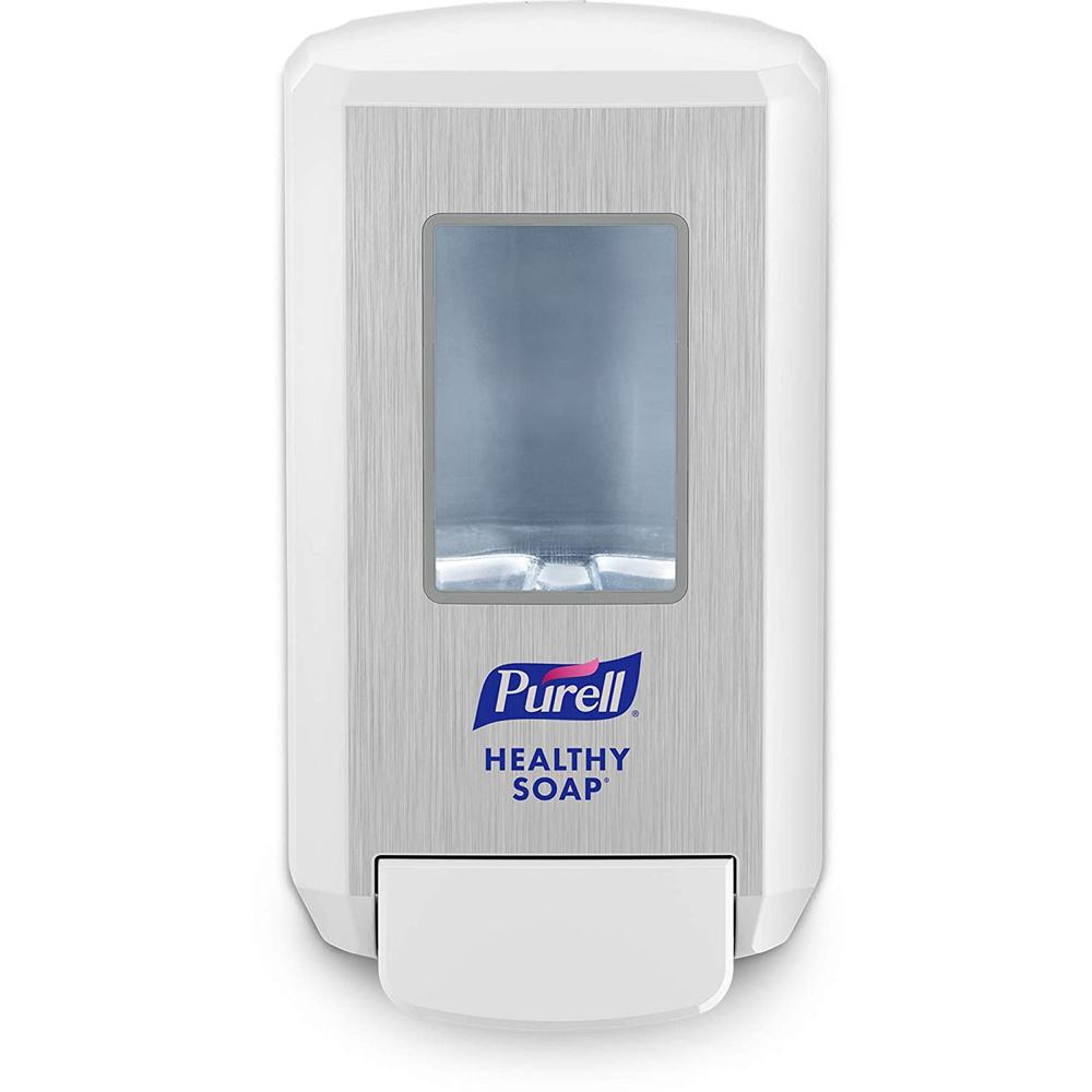 PURELL&reg; CS4 Soap Dispenser - Manual - 1.32 quart Capacity - Site Window, Wall Mountable, Durable - White - 1 / Carton. Picture 1