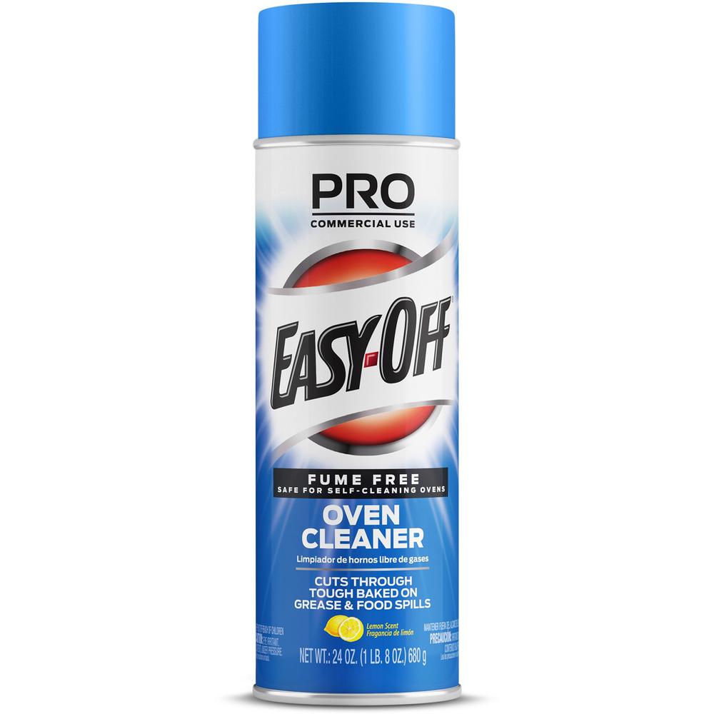Professional Easy-Off Fume Free Over Cleaner - 24 oz (1.50 lb) - Lemon Scent - 1 Each - Fume-free - White. Picture 1