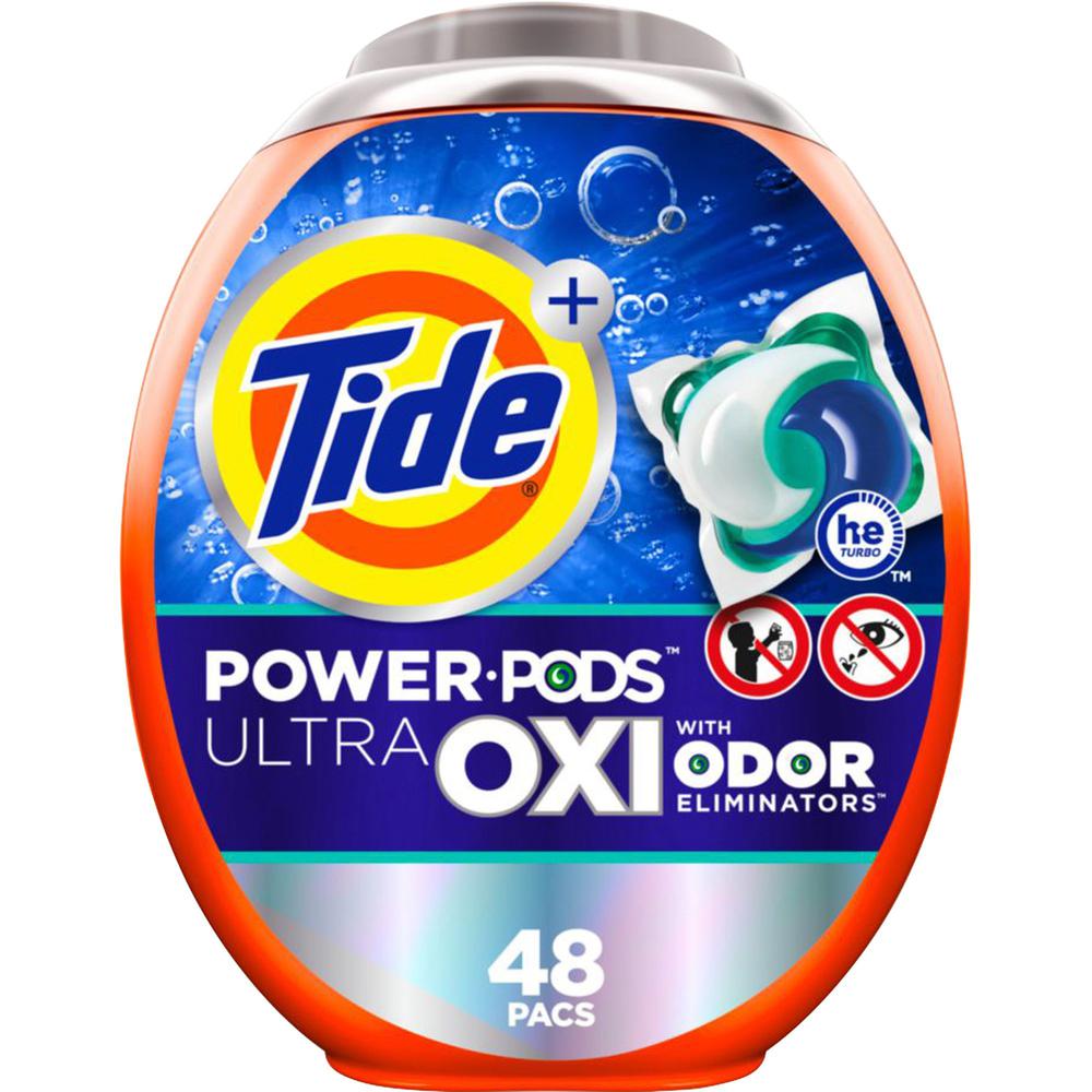 Tide Ultra Oxi Power Pods - Pod - 48 / Pack - Blue. The main picture.