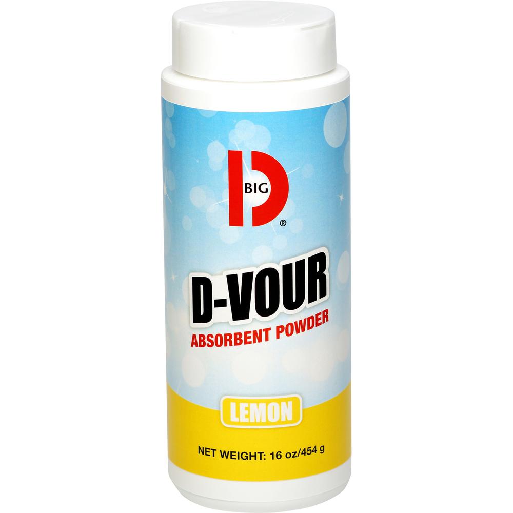 Big D D-Vour Deodorant - Powder - 16 oz - Lemon - 1 Each. Picture 1