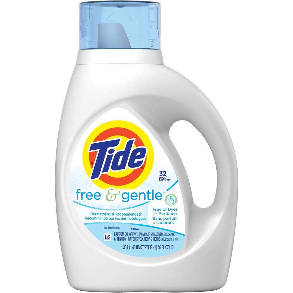 Tide Free & Gentle Detergent - Liquid - 46 fl oz (1.4 quart) - 1 Bottle. The main picture.