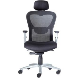 9 to 5 Seating Strata 1580 High Back Executive Chair - 26" x 22" x 51" - Polyester Fern Seat. Picture 3
