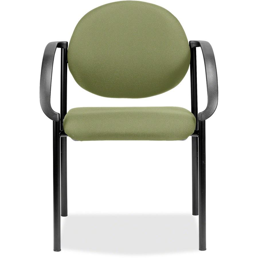 Eurotech Dakota 9011 Stacking Chair - Cress Fabric Seat - Cress Fabric Back - Steel Frame - Four-legged Base - 1 Each. Picture 2