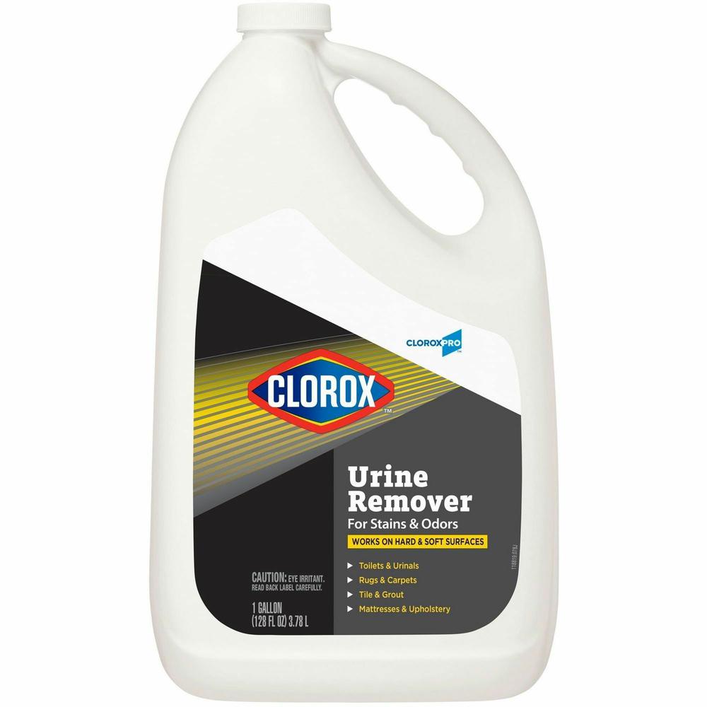 CloroxPro&trade; Urine Remover for Stains and Odors Refill - 128 fl oz (4 quart) - 60 / Bundle - Bleach-free - Clear. Picture 3