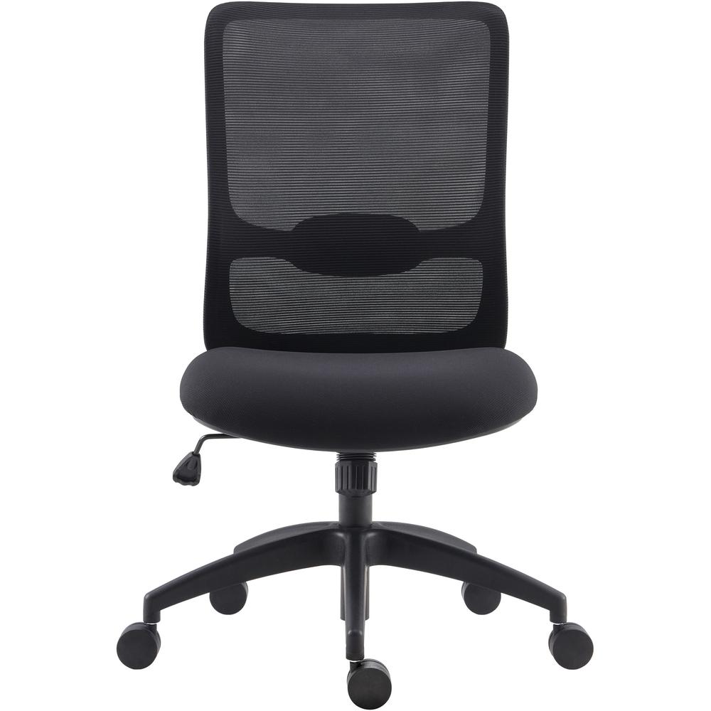 LYS SOHO Collection Staff Chair - Fabric Seat - Black - 1 Each. Picture 4