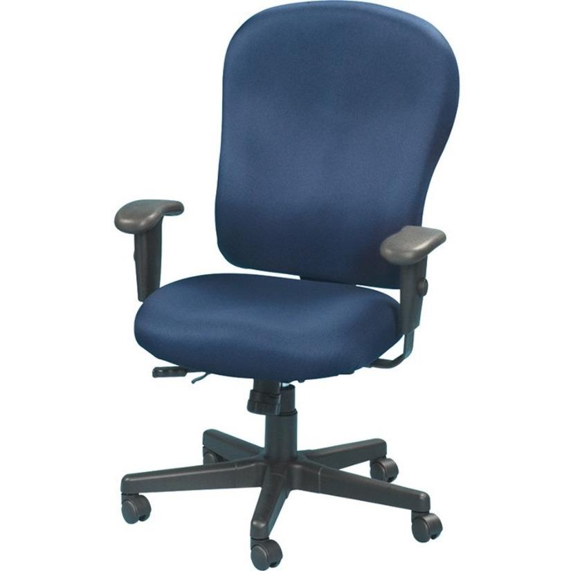 Eurotech 4x4xl High Back Task Chair - Snow Vinyl Seat - Snow Vinyl Back - High Back - 5-star Base - Armrest - 1 Each. Picture 5