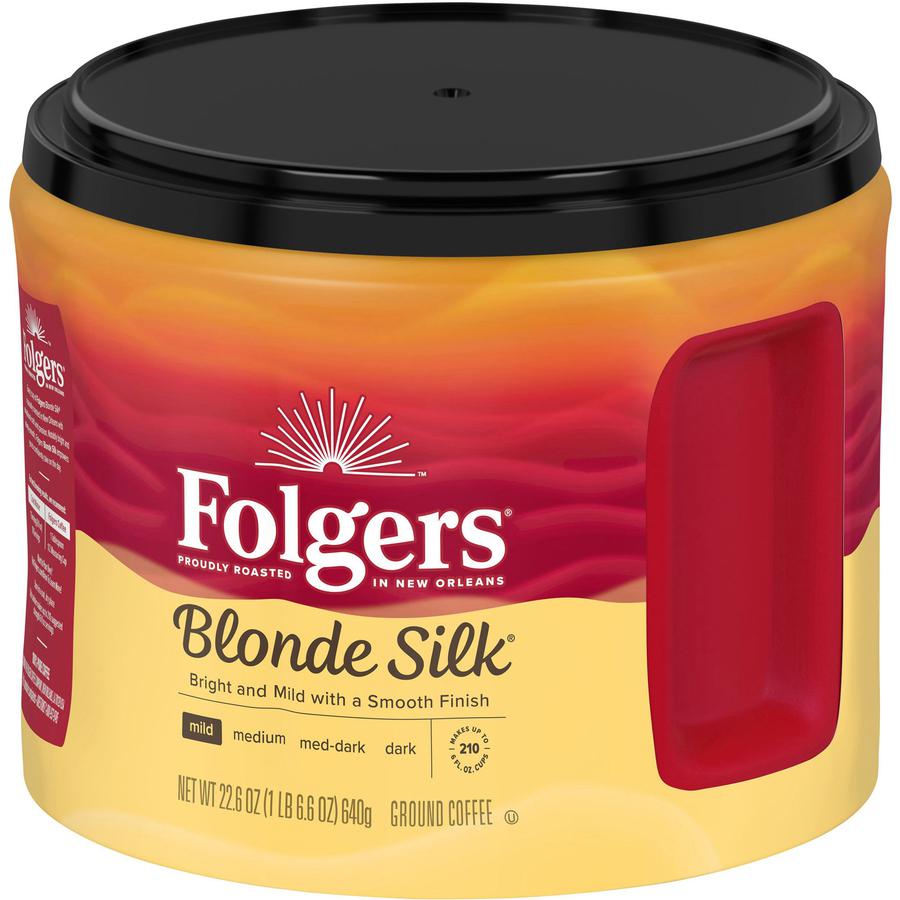 Folgers&reg; Ground Blond Silk Coffee - Light/Mild - 22.6 oz - 1 Each. Picture 4