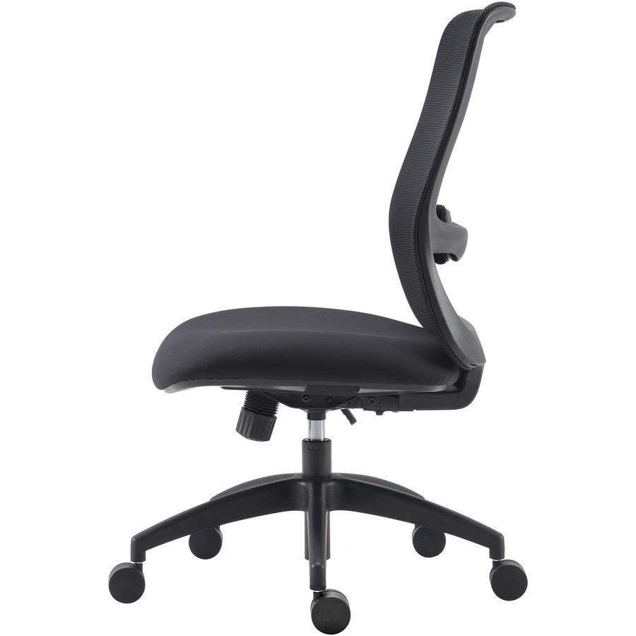 LYS SOHO Collection Staff Chair - Fabric Seat - Black - 1 Each. Picture 7