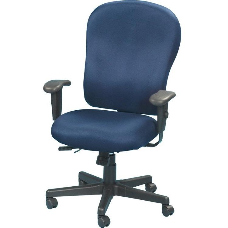 Eurotech 4x4xl High Back Task Chair - Buff Vinyl Seat - Buff Vinyl Back - High Back - 5-star Base - Armrest - 1 Each. Picture 4