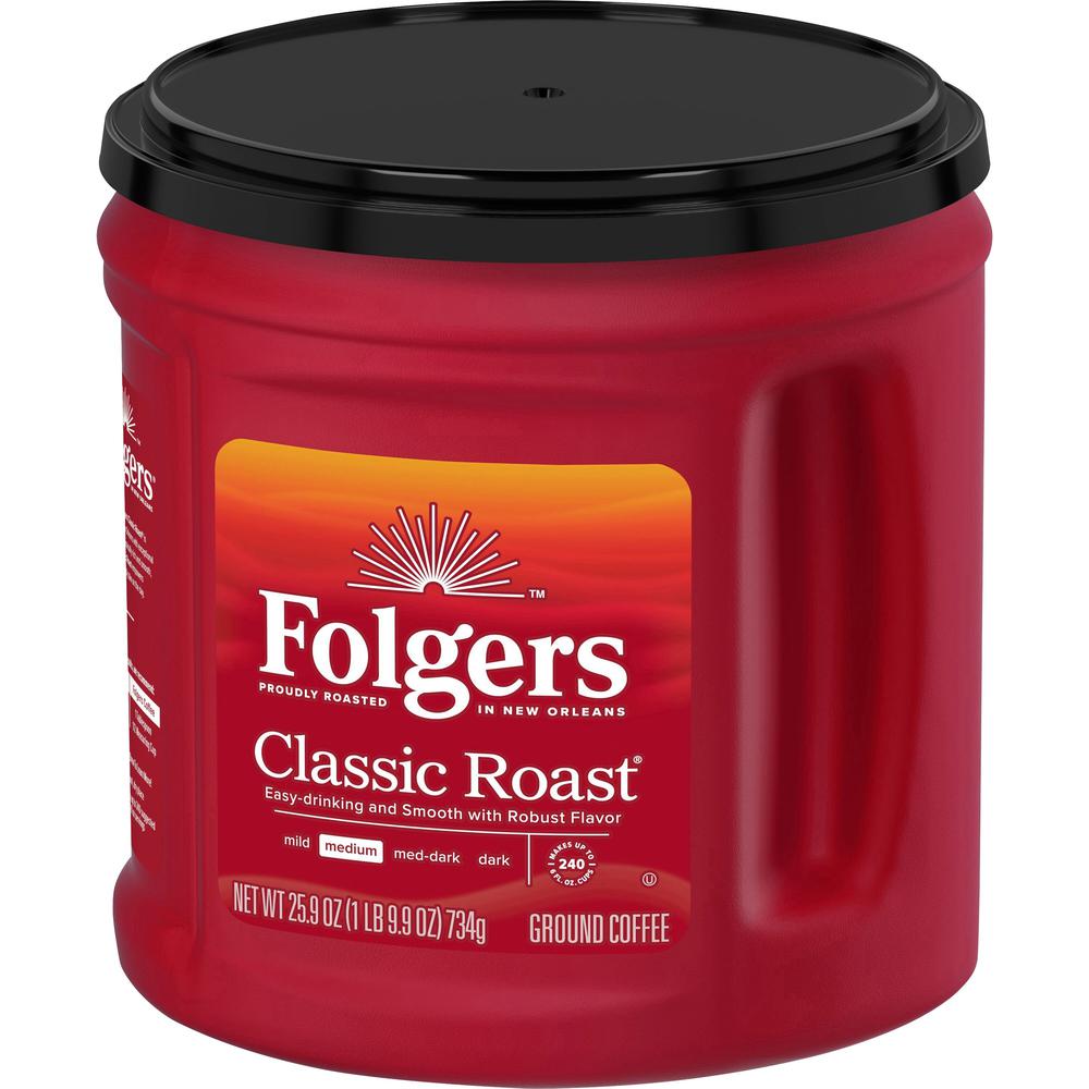 Folgers&reg; Ground Classic Roast Coffee - Medium - 25.9 oz - 294 / Pallet. Picture 5