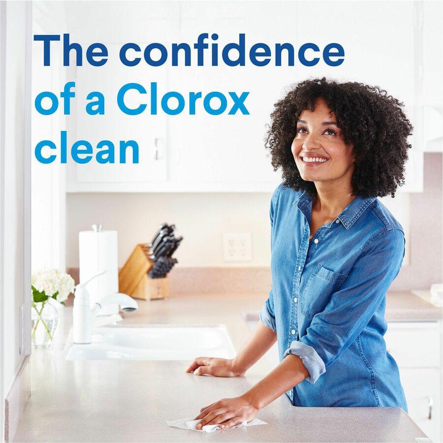 Clorox Disinfecting Bleach - Concentrate - 43 fl oz (1.3 quart) - Regular Scent - 6 / Carton - Deodorize, Disinfectant - White. Picture 2