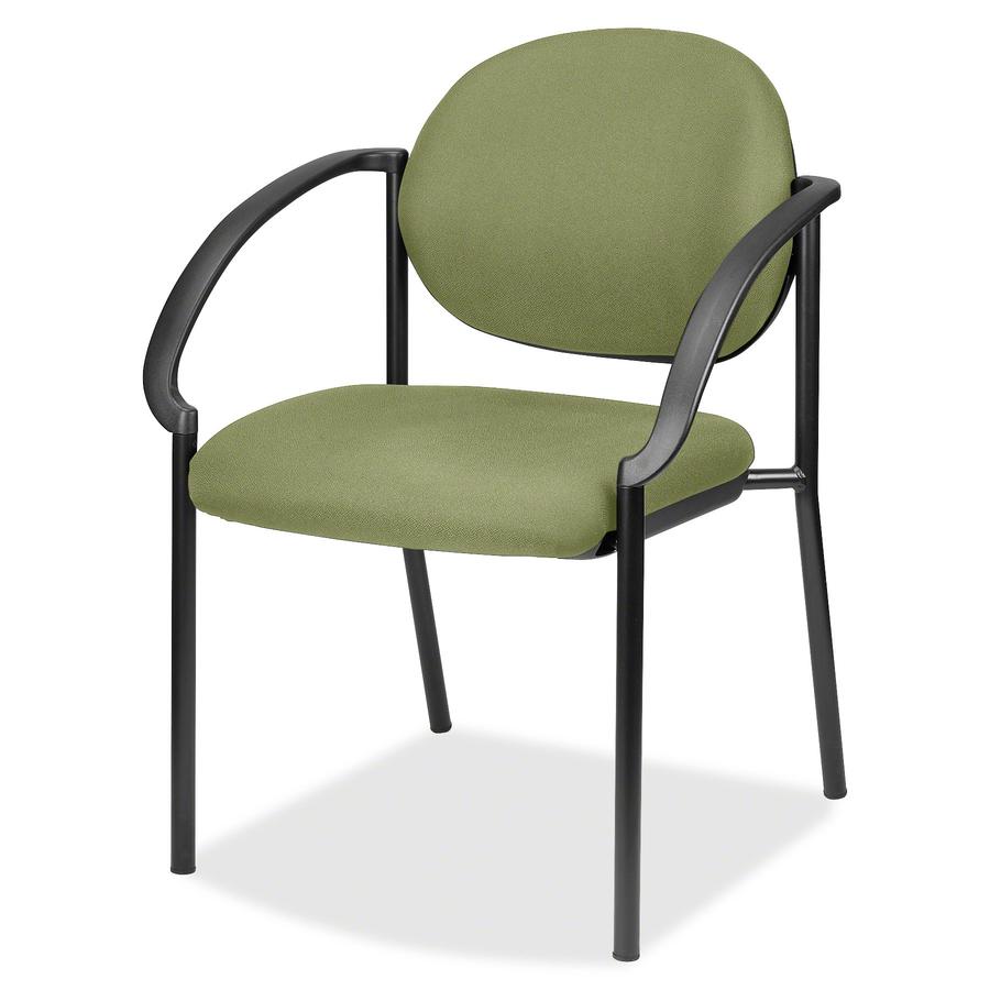 Eurotech Dakota 9011 Stacking Chair - Cress Fabric Seat - Cress Fabric Back - Steel Frame - Four-legged Base - 1 Each. Picture 3