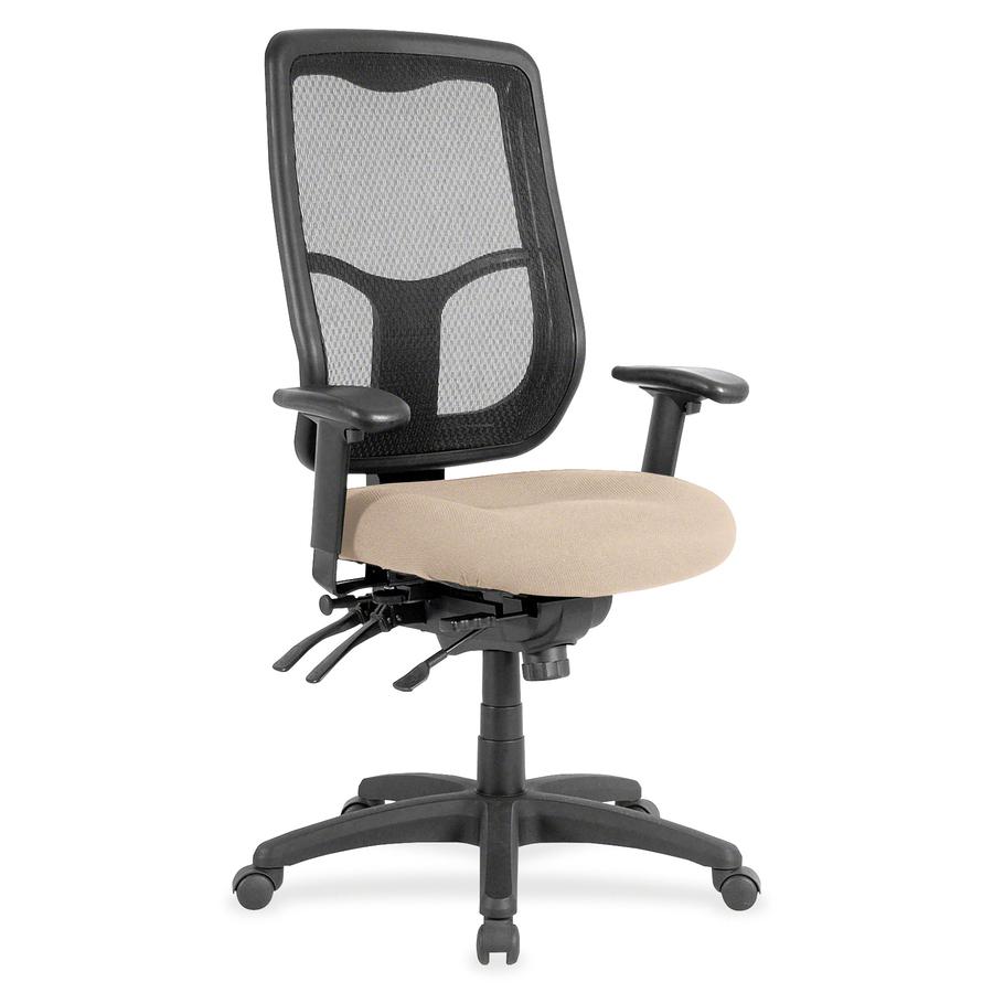 Eurotech Apollo MFHB9SL Executive Chair - Azure Fabric Seat - 5-star Base - 1 Each. Picture 3