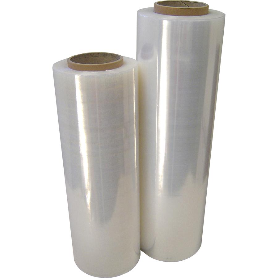 WP Pallet-Tite Pallet Stretch Wrap - 18" Width x 1500 ft Length - 0.8 mil Thickness - Linear Low-Density Polyethylene (LLDPE) - 4 / Roll. Picture 2