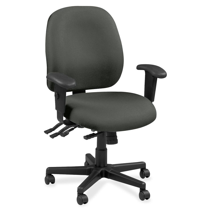 Raynor Executive Chair - Ebony - Fabric - 1 Each. Picture 2