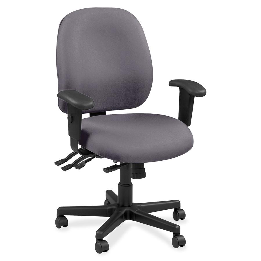 Raynor Executive Chair - Maize, Carbon - Vinyl, Fabric - 1 Each. Picture 2