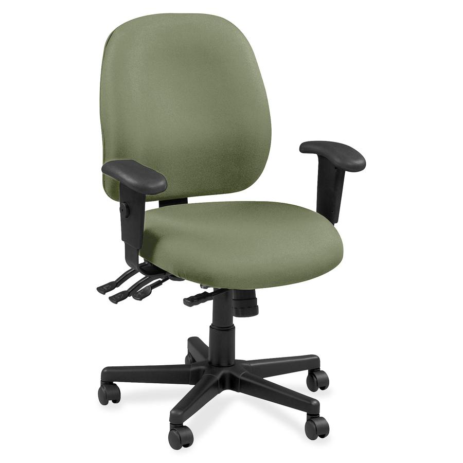 Raynor Executive Chair - Mint Chocolate - Vinyl, Fabric - 1 Each. Picture 2