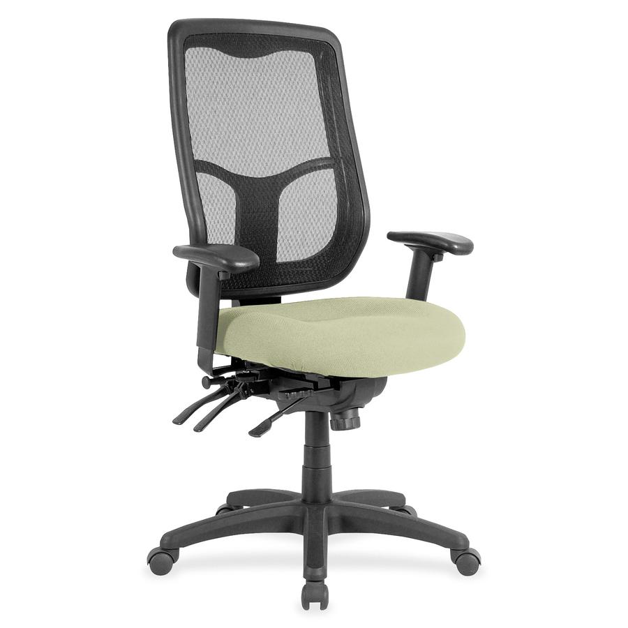 Eurotech Executive Chair - Fabric Seat - High Back - Olive - 1 Each. Picture 2