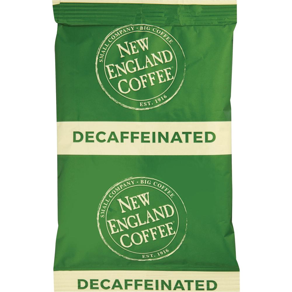New England Coffee&reg; Portion Pack Decaf Breakfast Blend Coffee - Light/Medium - 2.5 oz Per Pack - 24 / Carton. Picture 2