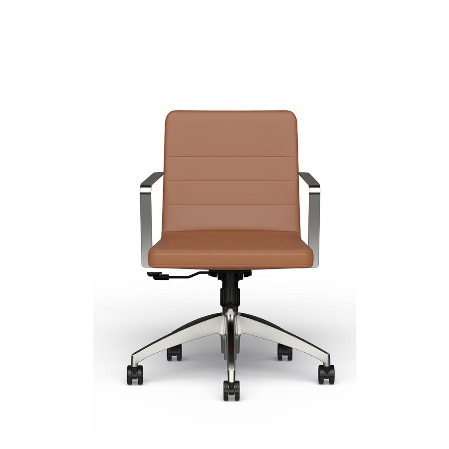 9 to 5 Seating Diddy 2450 Executive Chair - White Foam Seat - White Foam Back - 5-star Base - 1 Each. Picture 5