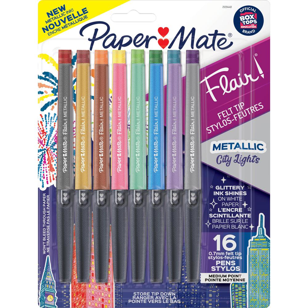 Paper Mate Flair Metallic Color Felt Tip Pens - 1 Each. Picture 2