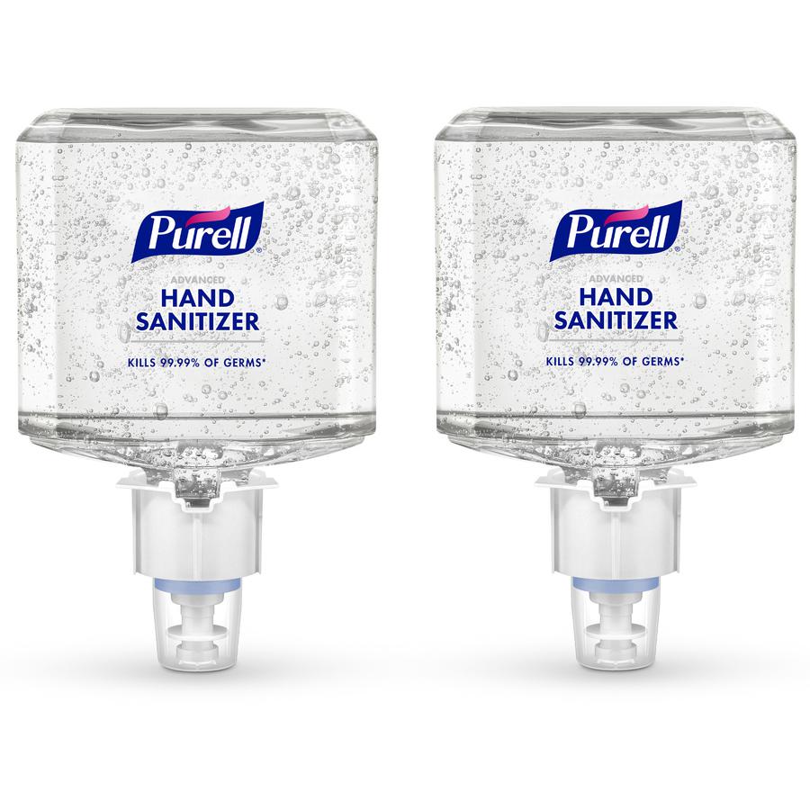 PURELL&reg; Advanced Hand Sanitizer Gel Refill - Citrus, Fruity Scent - 40.6 fl oz (1200 mL) - Kill Germs - Hand, Skin - Clear - Dye-free, Hygienic - 2 / Carton. Picture 4