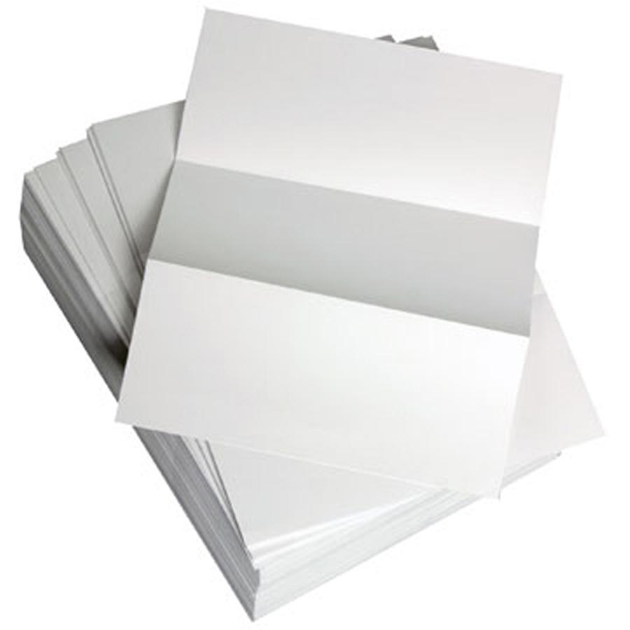 Lettermark Punched & Perforated Papers with Perforations every 3-2/3" - White - 92 Brightness - Letter - 8 1/2" x 11" - 20 lb Basis Weight - 75 g/m&#178; Grammage - 2500 / Carton - 2500 Sheets - 500 S. Picture 3