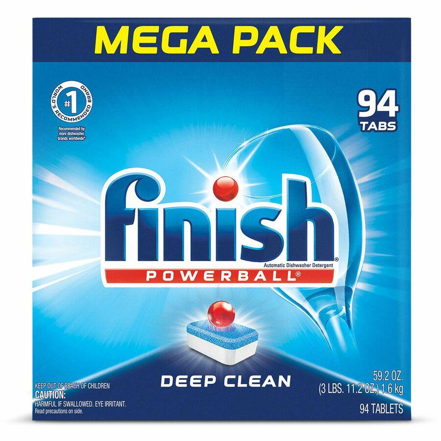 Finish Powerball Dishwasher Tabs - Fresh Scent - 94 / Box - Chlorine-free, Easy to Use - Multi. Picture 10