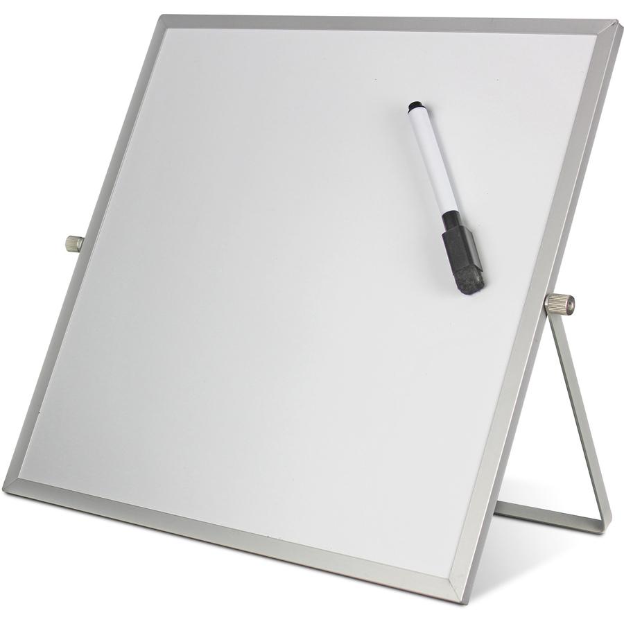 Flipside Dry-Erase Flip Easel - 12" (1 ft) Width x 12" (1 ft) Height - White Surface - Magnetic - 1 Each. Picture 5