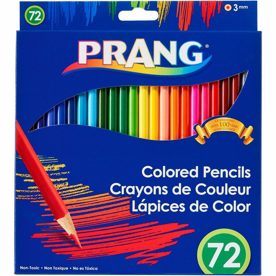 Prang Colored Pencils - 3.3 mm Lead Diameter - Assorted Lead - 72 / Box. Picture 10