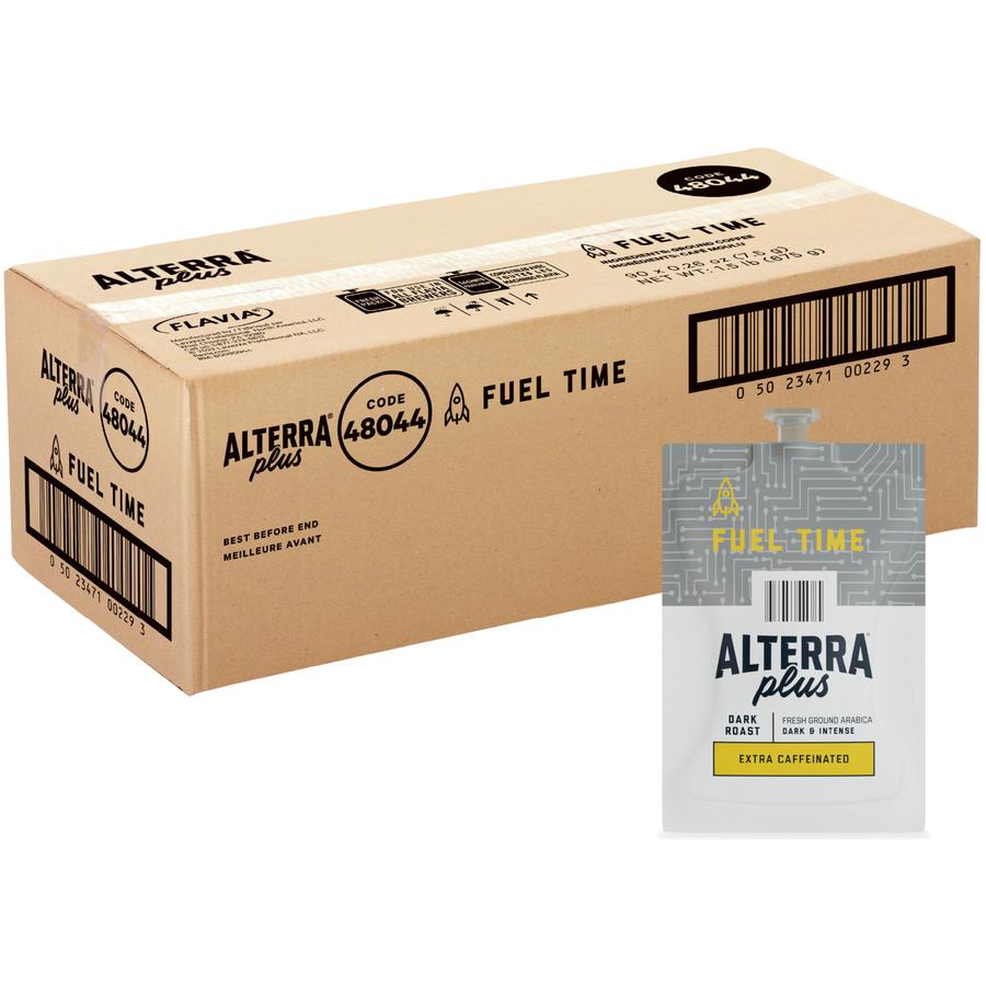 Lavazza Freshpack Alterra Fuel Time Coffee Freshpack - Dark - 90 / Carton. Picture 2