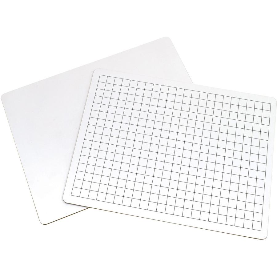 Pacon Dry-Erase Lapboard - 12" (1 ft) Width x 9" (0.8 ft) Height - White Melamine Surface - 25 / Pack. Picture 3