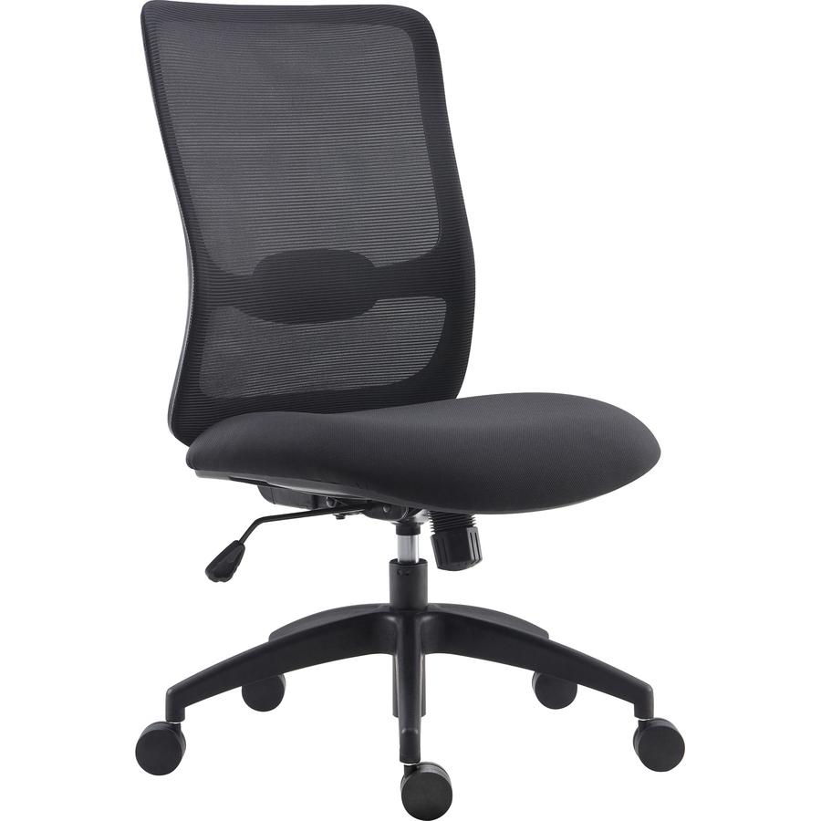 LYS SOHO Collection Staff Chair - Fabric Seat - Black - 1 Each. Picture 11