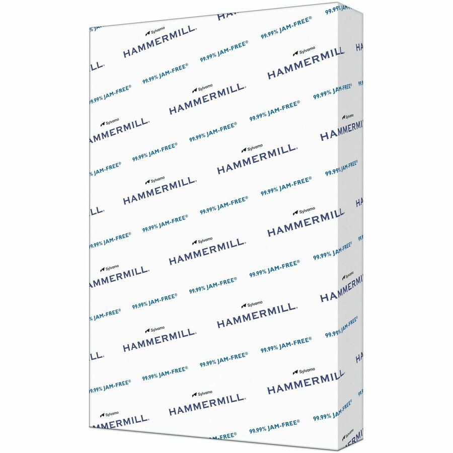 Hammermill Copy Plus Paper - 92 Brightness - 11" x 17" - 75 g/m&#178; Grammage - 5 / Carton - 2500 Sheets - 500 Sheets per Ream - LEED - Jam-free, Acid-free, Non-yellowing, Long Lasting - White - TAA. Picture 2
