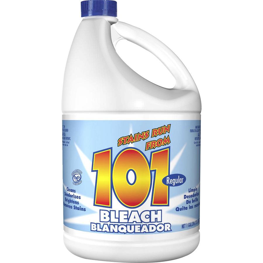 KIK 101 Regular Bleach - 128 fl oz (4 quart) - 6 / Carton - Deodorize - Clear. Picture 3