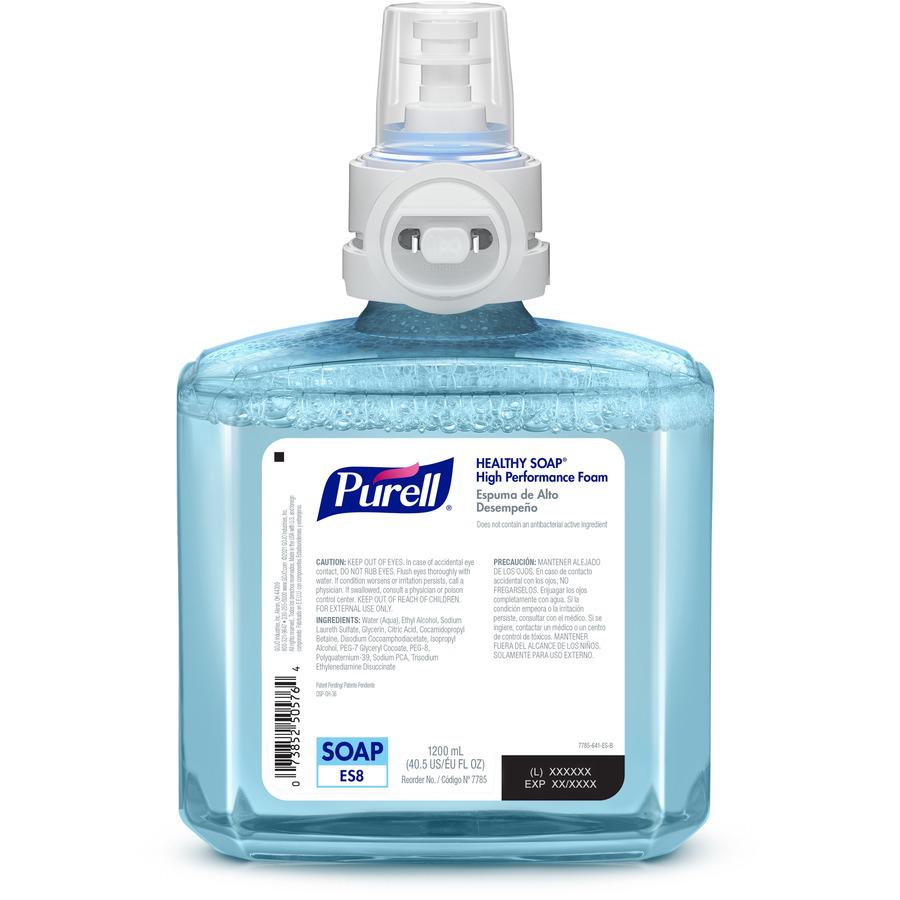 PURELL&reg; ES8 CRT HEALTHY SOAP&trade; High Performance Foam - 40.6 fl oz (1200 mL) - Dirt Remover, Kill Germs, Soil Remover - Skin, Hand - Clear - Recycled - Paraben-free, Antibacterial-free, Phthal. Picture 3