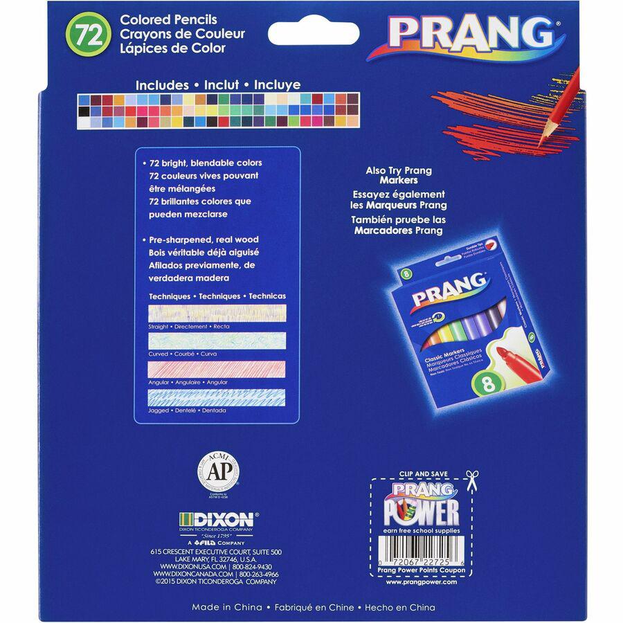 Prang Colored Pencils - 3.3 mm Lead Diameter - Assorted Lead - 72 / Box. Picture 6